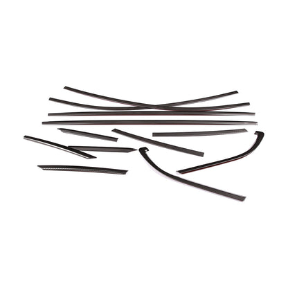 Carbon fiber Steel Car Window Strip Cover Trim For Subaru BRZ 22 US 12