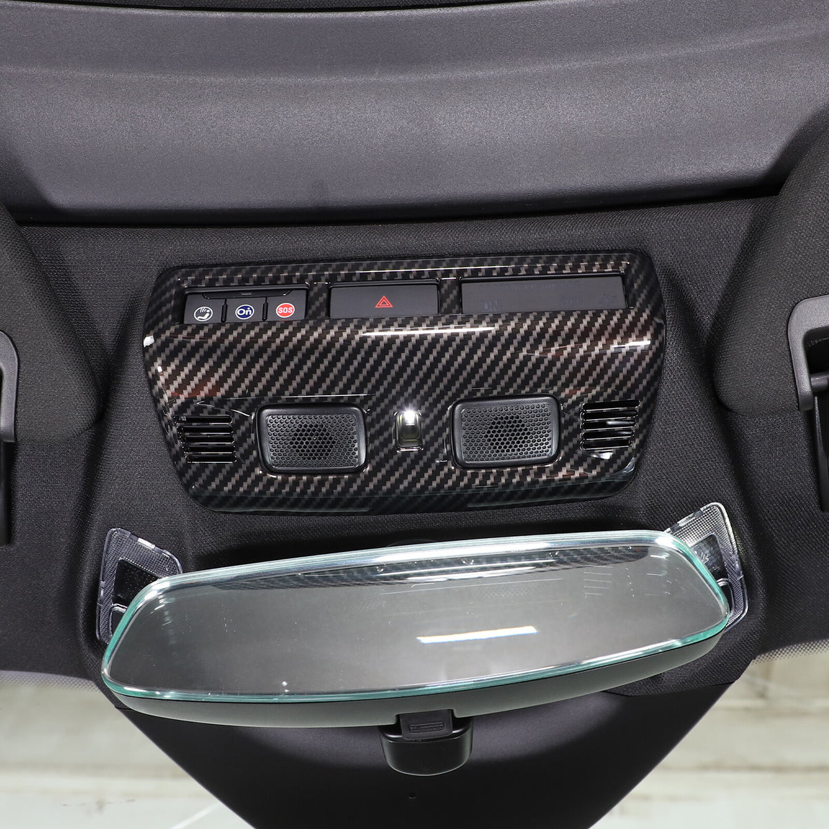 Carbon Fiber ABS Interior Full Decor Cover Trim Kit For Corvette C8 2020-2025 - Styles 21-25 11