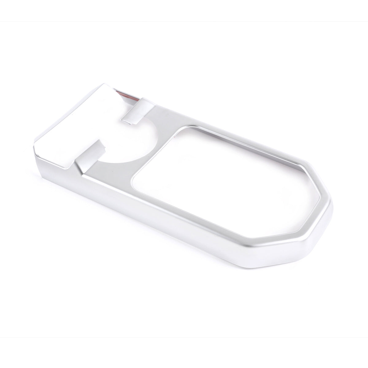 ABS Silver Gear Shift Box Panel Frame Cover Trim For Land Rover Discovery3 04-09 9