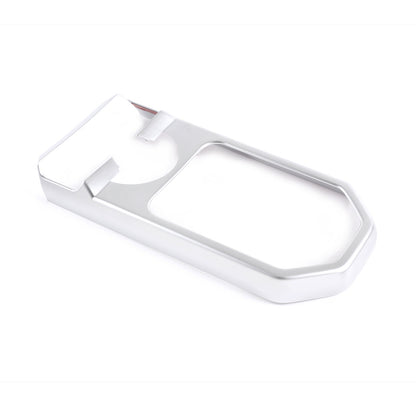 ABS Silver Gear Shift Box Panel Frame Cover Trim For Land Rover Discovery3 04-09 9