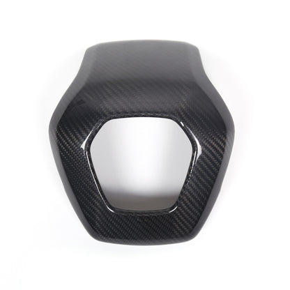 For C8 Corvette Carbon Fiber Steering Wheel Center Surround Cover Set 2020-2026 2