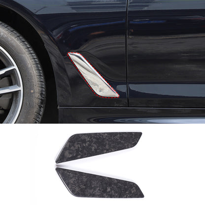 Forged Carbon Car Body Side Air Fender Trim For BMW 5 Series G30 2018-2022 1