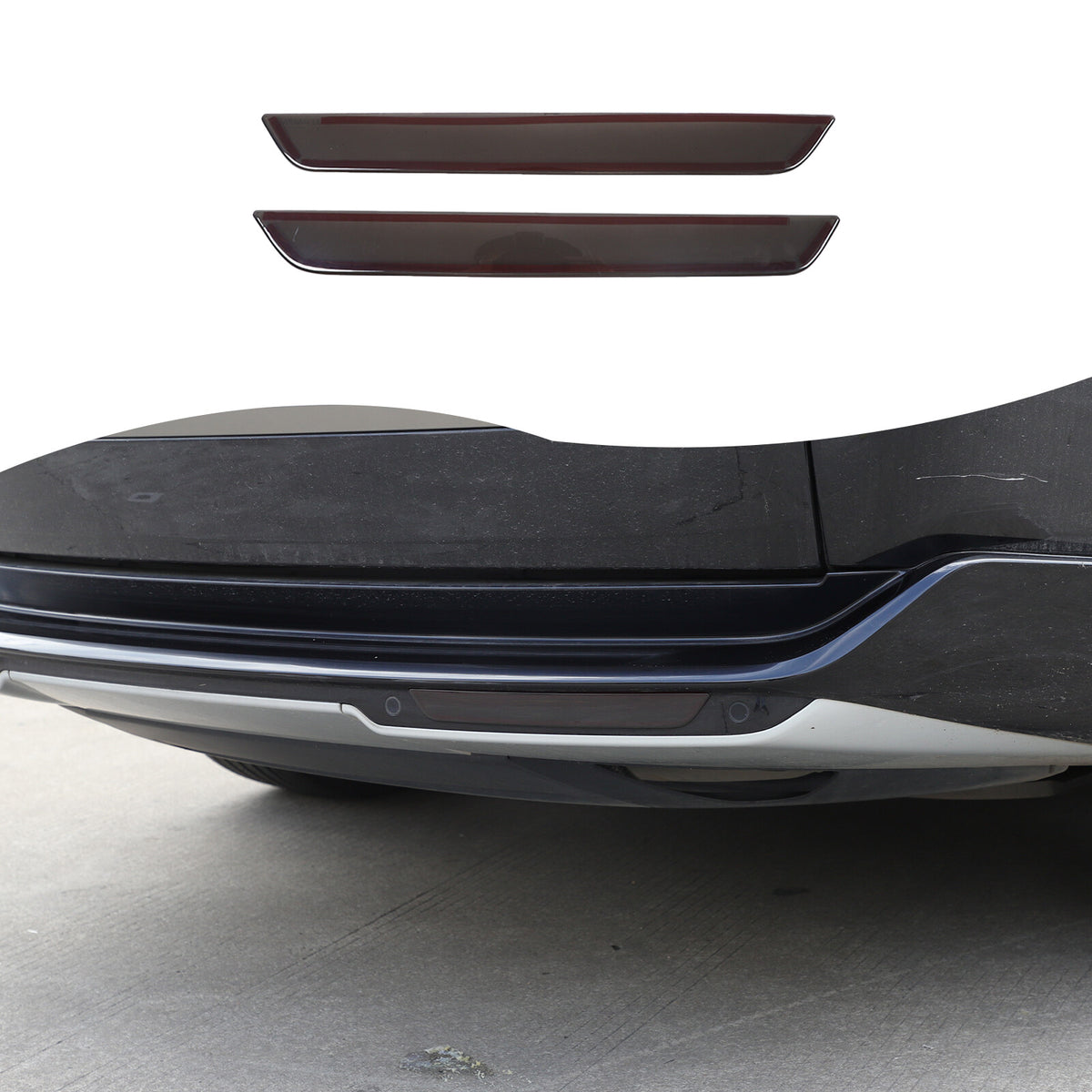 Smoked Rear Fog Tail Light Lamp Cover Trim For Range Rover Vogue L460 2023+ 11