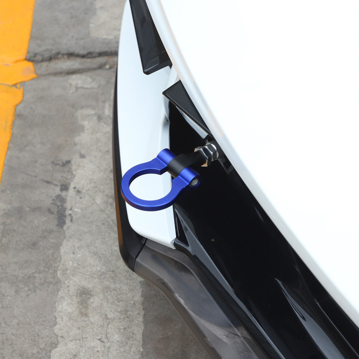 Front Bumper Trailer Track Racing Aluminum Tow Hook Ring For Corvette C8 20+ US 13