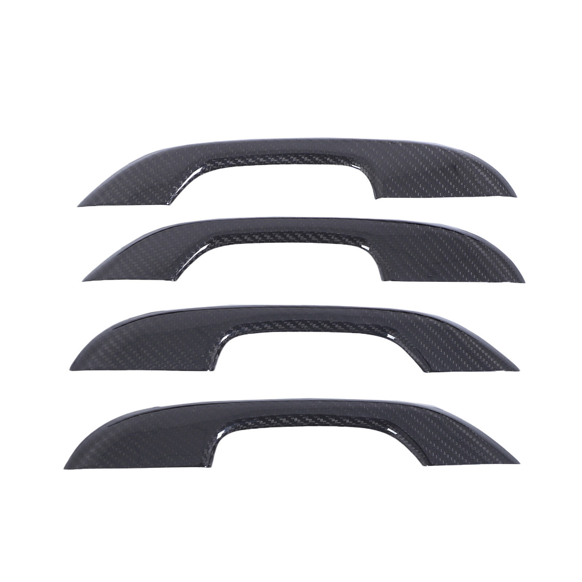 Real Carbon Fiber Exterior Door Handle Cover Trim For Cadillac Escalade 2021-23 4