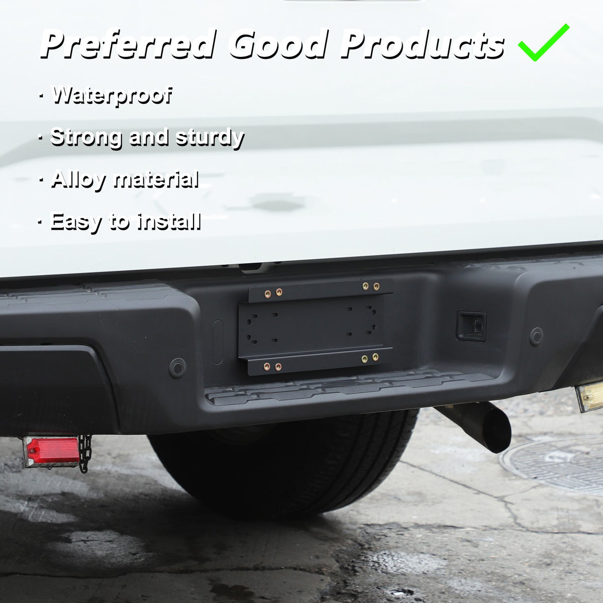 Carbon Steel Front License Plate Frame Trim For Nissan Frontier 22+ (US Version) 20