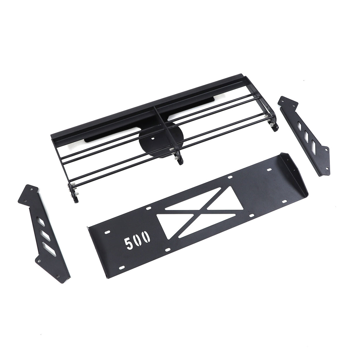 Hitch Mount Cargo Carrier Basket Rear Rack For Fiat 500 2010-2024 11