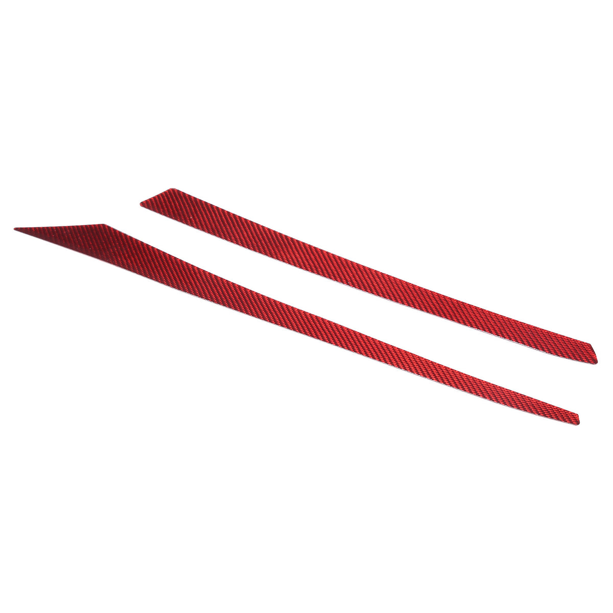 Red Soft Carbon Fiber Interior Decor Trim Kit Cover Set For Corvette C8 20-25 132