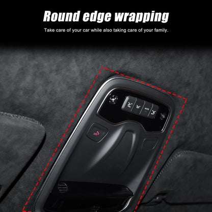 Matte Real Carbon fiber Reading light Switch Trim Cover For Lotus EMIRA 2021-25 4