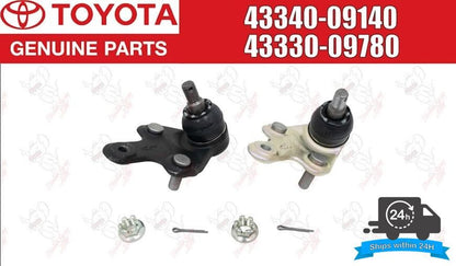 Toyota OEM JOINT ASSY, LOWER BALL, FRONT LH & RH Set Genuine 1