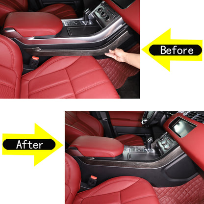 Black Grain Console Side Trim Strip Cover For Range Rover Sport 2014-2022 4