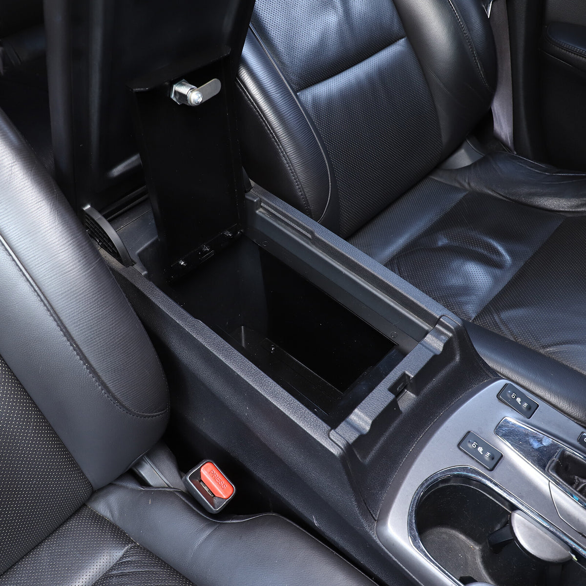 Steel Center Console Safe GUN Storage Lock Box W/ TRAY For Acura RDX 13-17 US 13