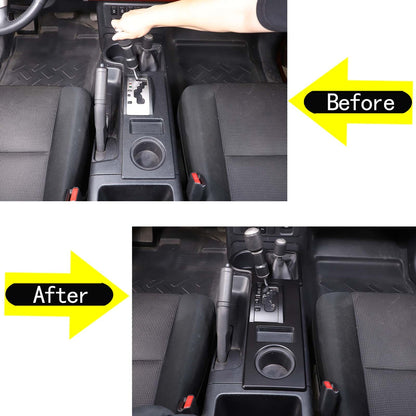 Matte Black Gear Shift Box Panel Cover Trim For Toyota FJ Cruiser 2007-2021 4