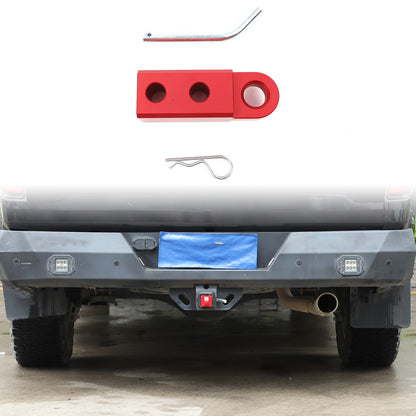Red Alloy Trailer Mount Receiver Hitch Tow Hook For Toyota Tundra 07-21 US 2