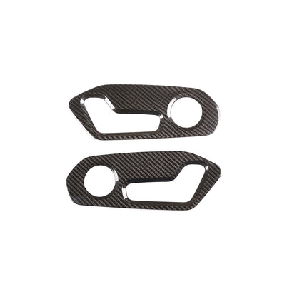 Carbon Fiber Seat Backrest Switch Panel Cover Trim For Lamborghini URUS 18-23 5