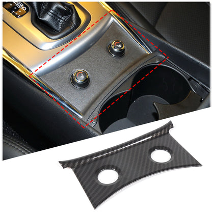 ABS Carbon Fiber Center Interior Trim Cover Set For Infiniti G25 G37 2009-2013 9