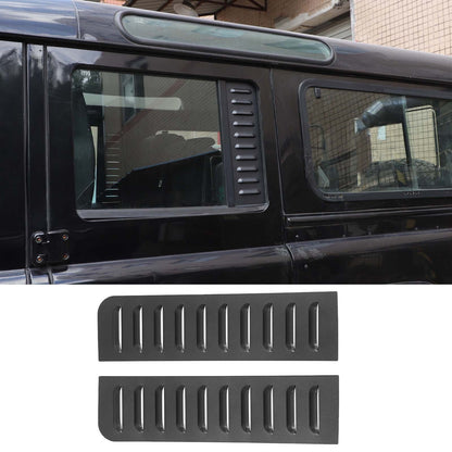 Alloy Rear Door Window Pillar Post Cover Trim For Land Rover Defender L316 04-18 19
