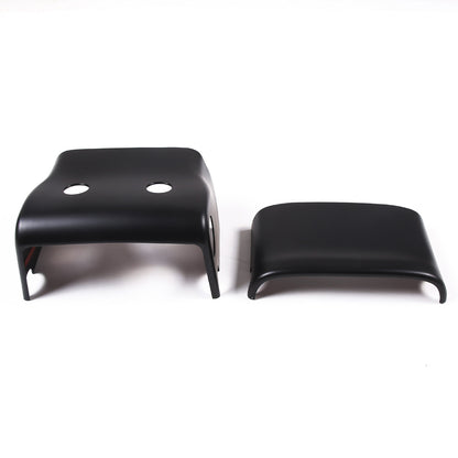 Matte Black ABS Steering Wheel Base Trim Cover For Jaguar F-TYPE 2013-2024 4
