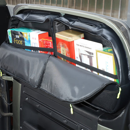 Carbon Pattern Tailgate Window Storage Bag For Land Rover Defender L663 2020+ 2