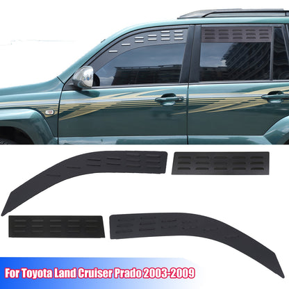 Front & Rear Window Glass Louver Air Vent Panel Trim For Lexus GX 2003-2009 27