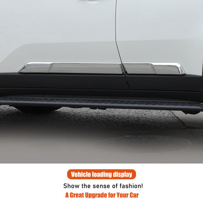 Silver Body Side Door Mouldings Cover Trim For Toyota Land Cruiser LC250 24+ 21