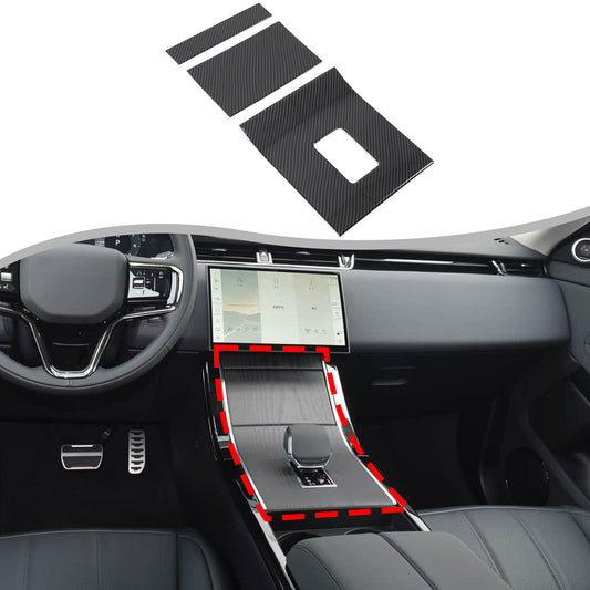 Carbon Gear Shift Panel Trim for LR Range Rover Velar L560/Evoque L551 24+ US 1