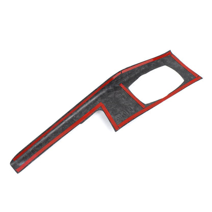 Forged Real Carbon Fiber Center Mode Knob Trim Cover For BMW 5 Series G30 18-22 15