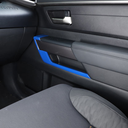 Blue ABS Interior Door Panel Strip Trim Cover For Toyota Tundra/Sequoia 2022-26 12