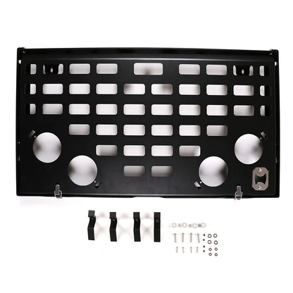 Rear Tailgate Foldable Table Molle Panel Cargo Shelf for LR Defender L663 20-25 3