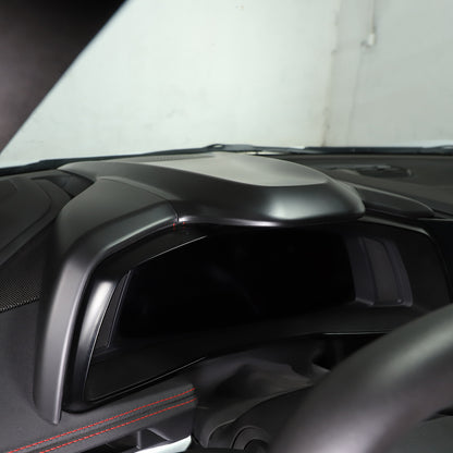 Matte Black ABS Full Interior Set Cover Trim Kit For Corvette C8 2020-25 - Styles 16-20 72