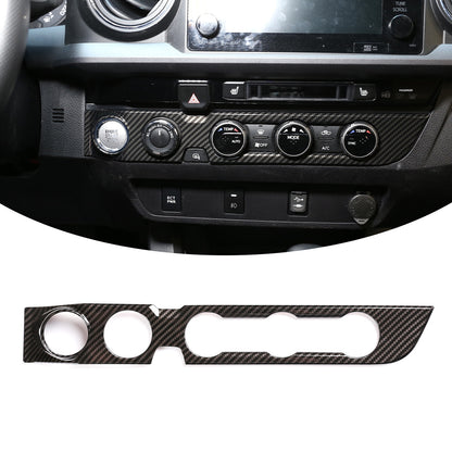 23PCS Carbon Fiber ABS Interior Center Console Trim For Toyota Tacoma 2023 3