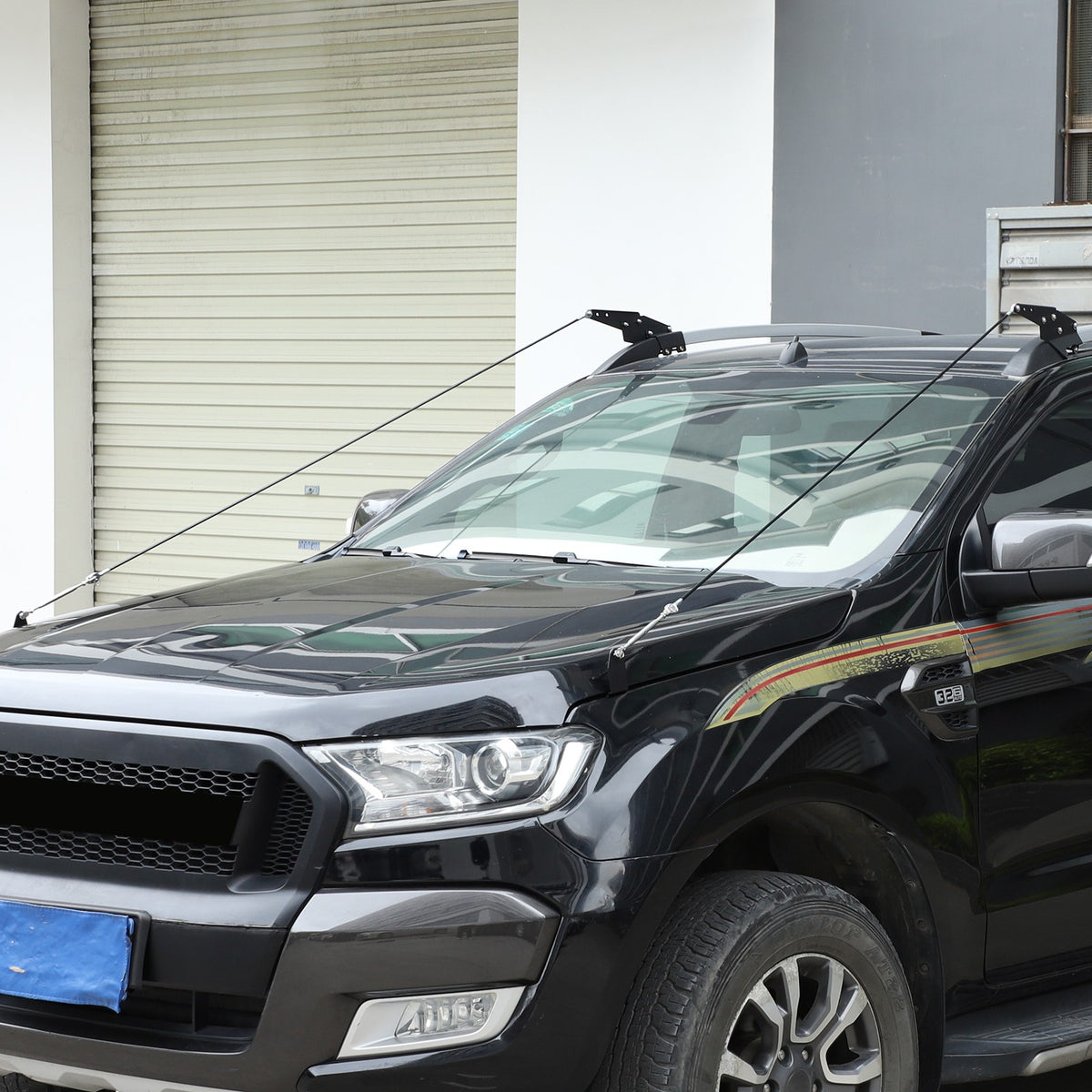 Front Grille Bull Bar Bush Guard Divider For Ford Ranger T6 T7 2015-2021 7