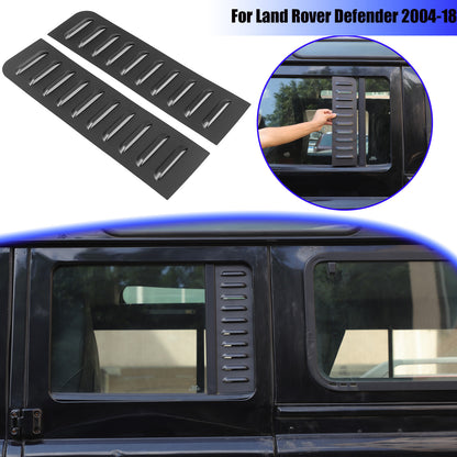 Alloy Rear Door Window Pillar Post Cover Trim For Land Rover Defender L316 04-18 1