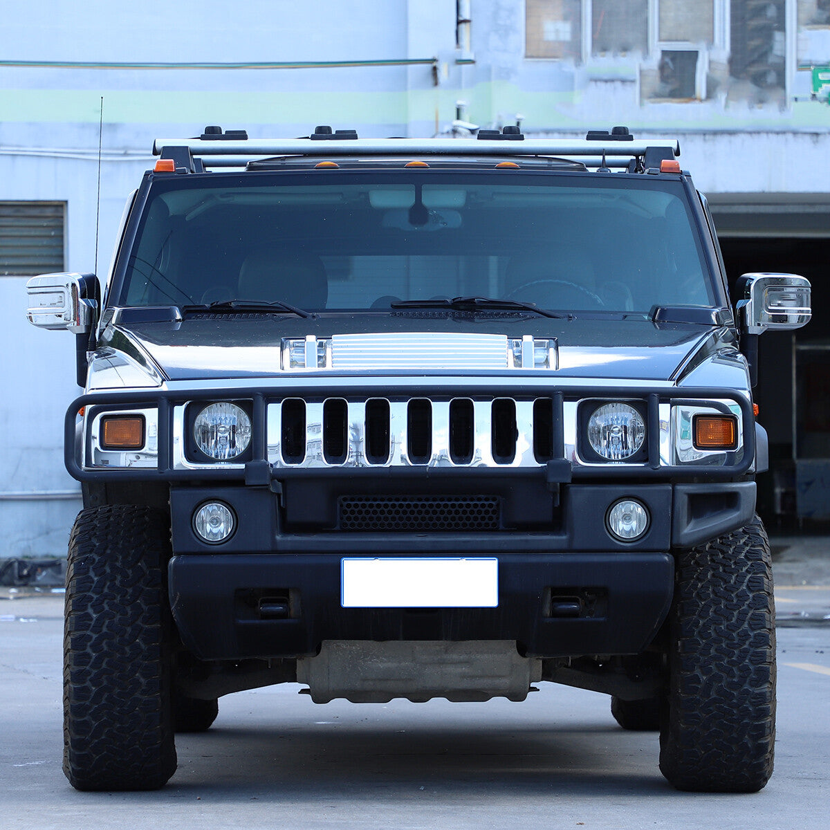 Silver Chrome Exterior Door Handle Mirror Hood Vent Trim Kit For Hummer H2 03-09 109