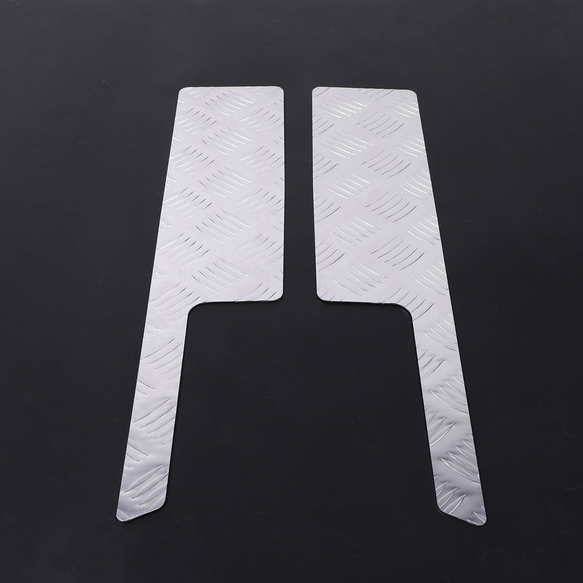 Silver Alloy Interior Car Door Panel Cover Trim For 2007-22 Toyota FJ Cruiser 12