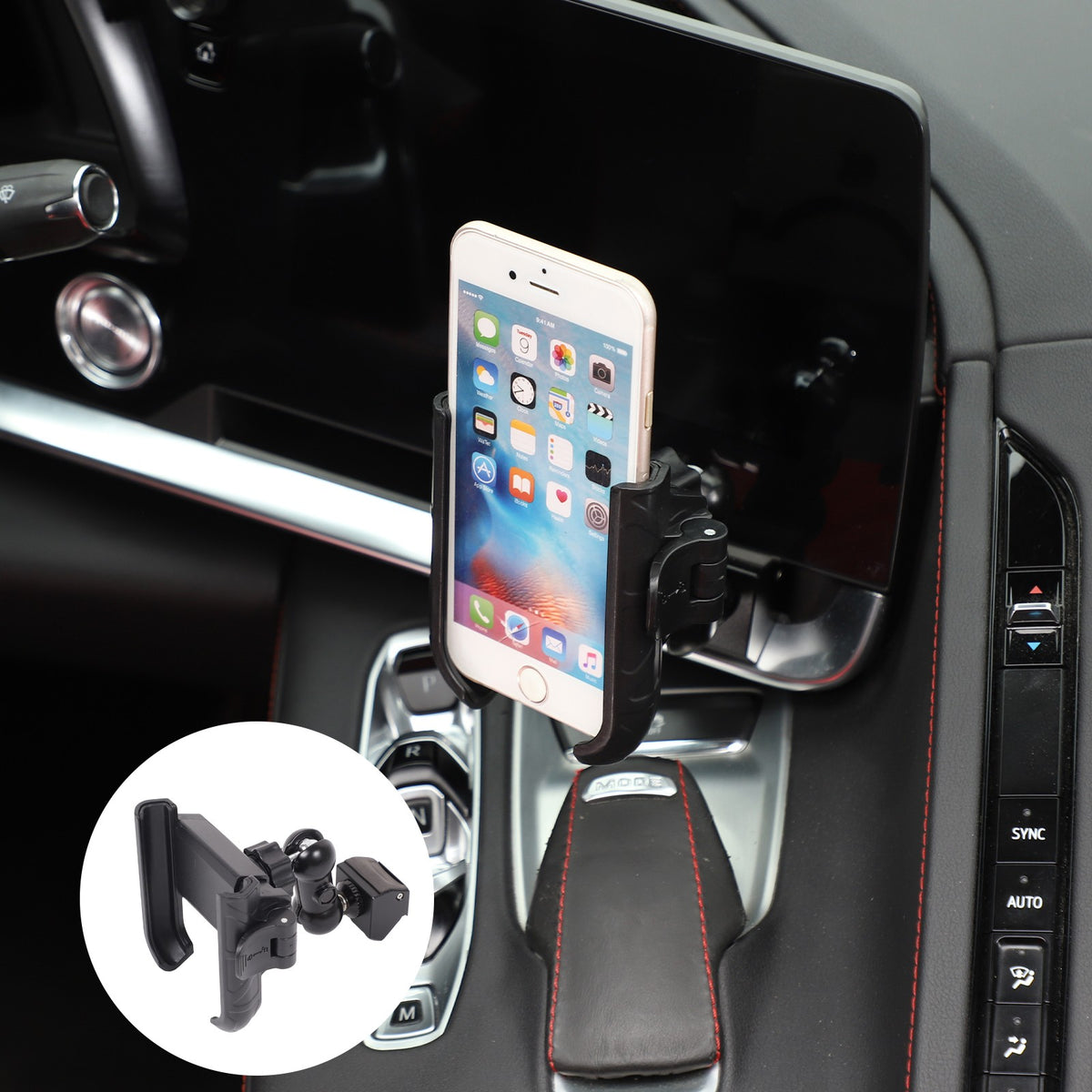 Inner Dashboard Air Vent Phone Holder Mount Bracket For Corvette C8 2020-2025 52