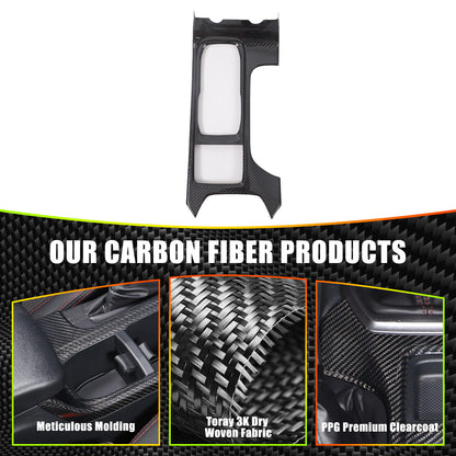 Real Carbon Fiber Console Gear Shift Panel For Subaru WRX STI VB S4 MT 2022 2024 23