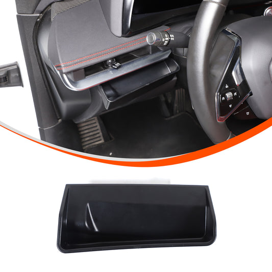 ABS Steering Wheel Left Storage Box Tray For Corvette C8 2020-26 1