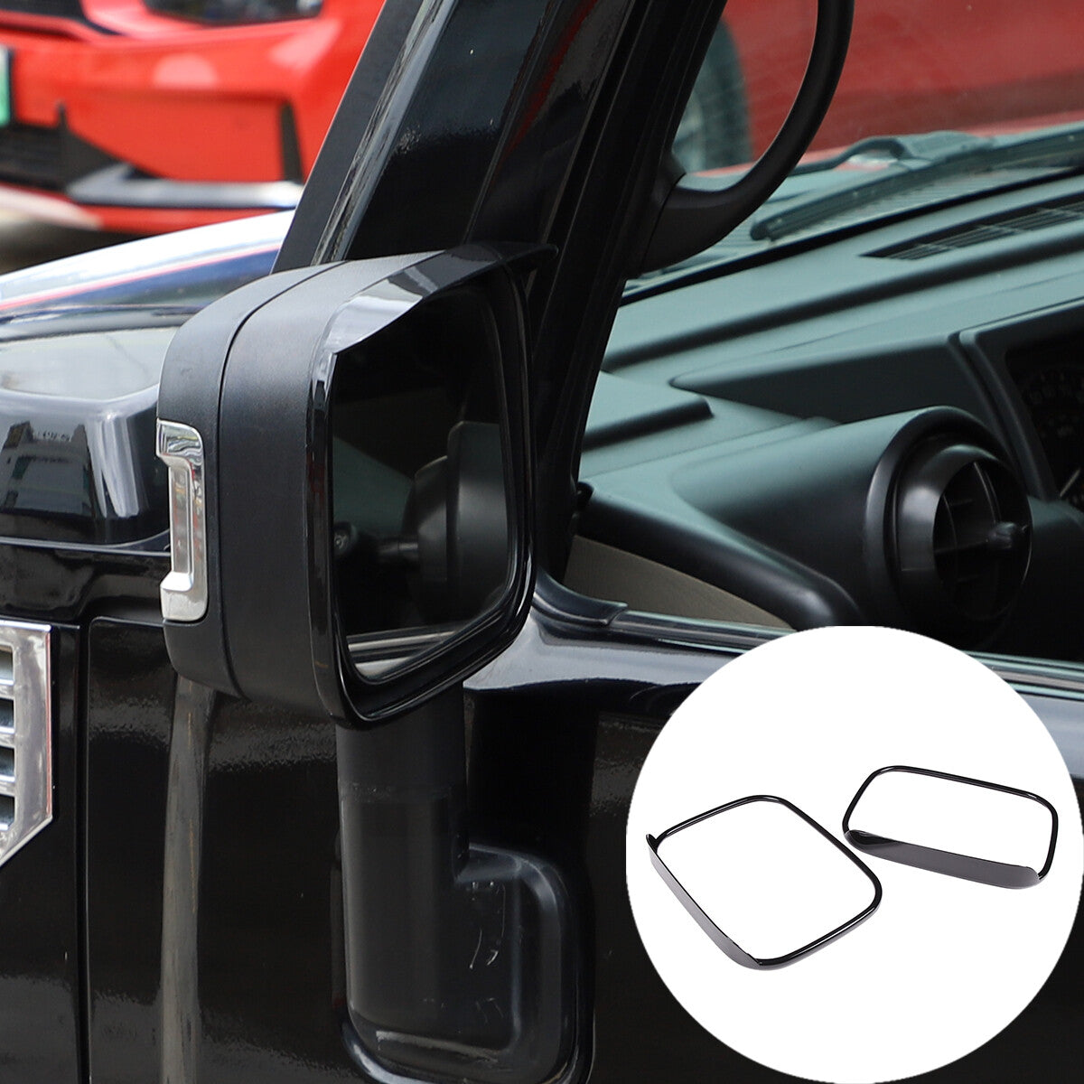 34pcs Glossy Piano Black Full Bumper Tail Light Trim Kit For Hummer H2 2003-2009 11