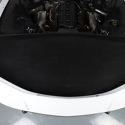 Black Cargo Cover Shield Rear Trunk Protect Shade For Corvette C8 2020-2026 9