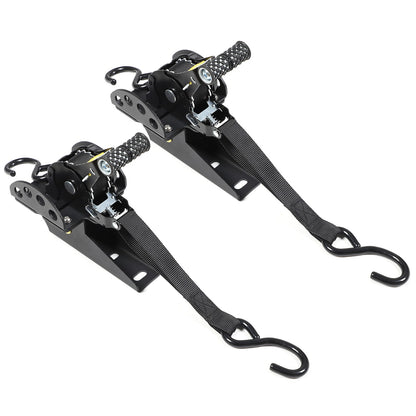 Carbon Steel Truck Bed Tie Down Ratchet Strap For Nissan Titan 2016-2023 13