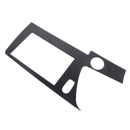 Real Carbon Fiber Dashboard Navigation Srceen Trim For Corvette C8 2020-25 US 10
