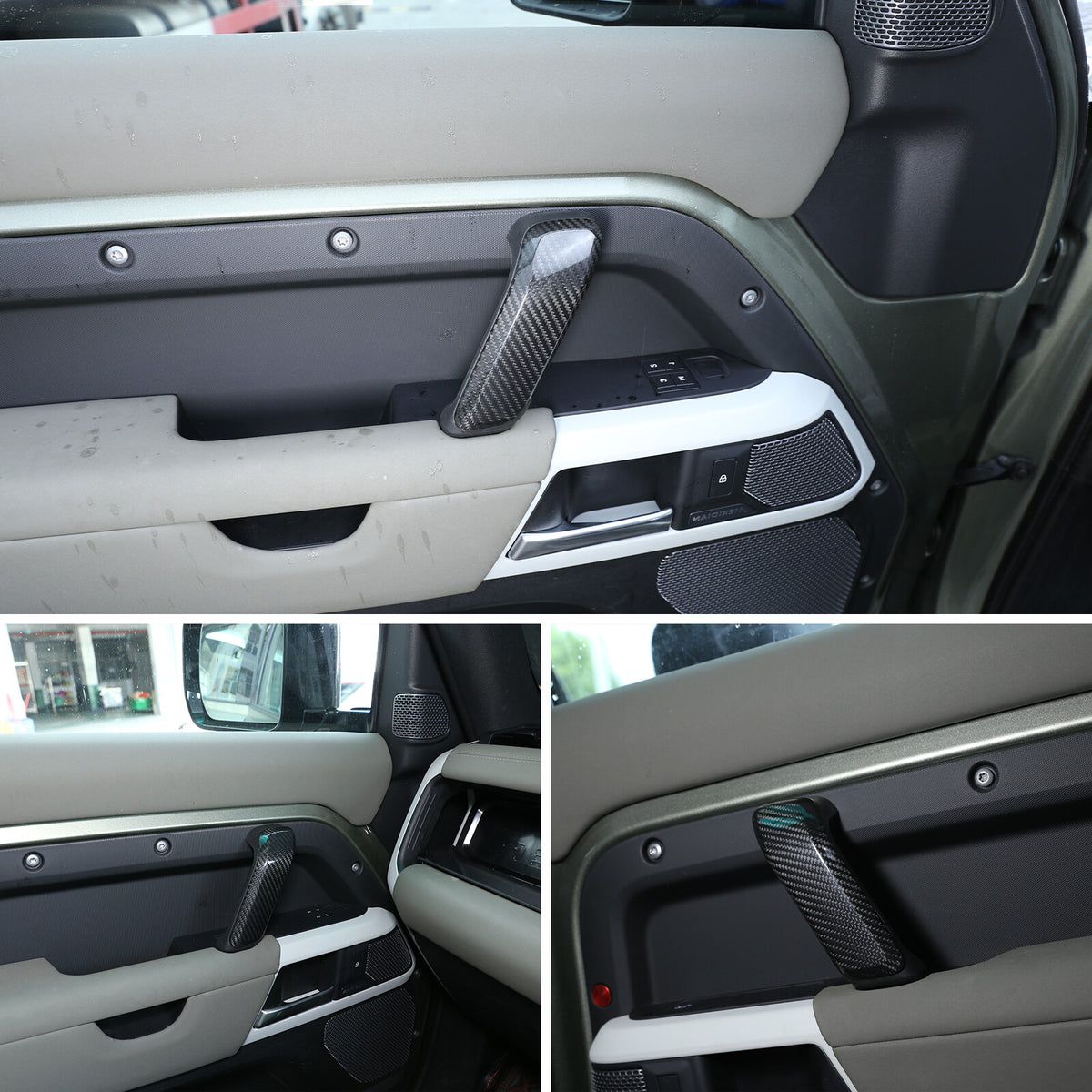Real Dry Carbon Fiber Full Interior Trim Set For LR Defender 90 110 L663 20-23 39