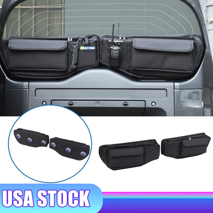 Tailgate Rear Door Window Hanging Storage Bag For LR Defender L663 20+ US 1