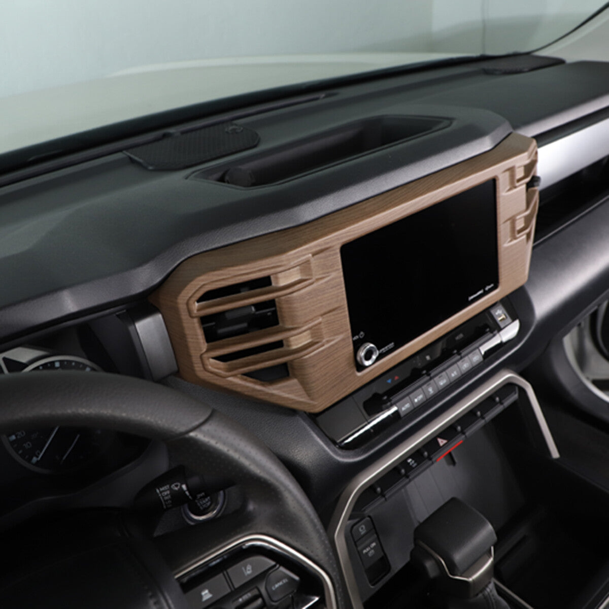Wood Center Display GPS Navigation Air Vent Trim For Toyota Tundra 22-26 US 6