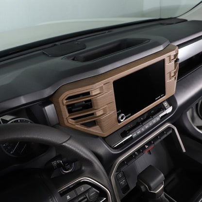Wood Center Display GPS Navigation Air Vent Trim For Toyota Tundra 22-26 US 6