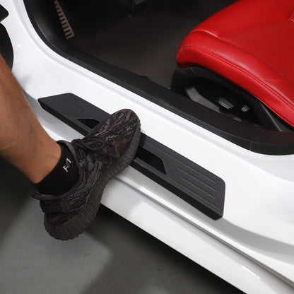 Matte Real Carbon Fiber Interior Exterior Trim Cover For Corvette C8 2020-25 19