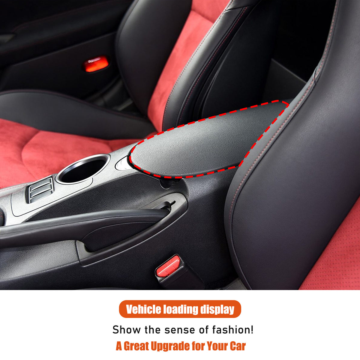 ABS Carbon Fiber Center Console Armrest Box Trim For Nissan 370Z Z34 09-20 US 18