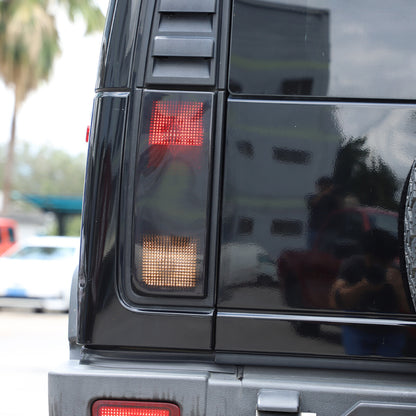 Fit For Hummer H2 Smoked Blackout Tail Light Covers 2003-2009 Models 9
