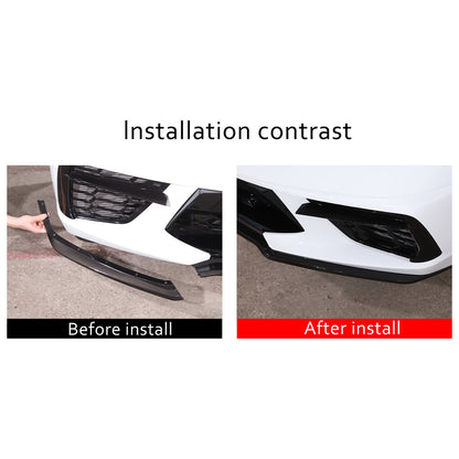Replacement ABS Carbon fiber Front Bumper Lip Spoiler For Corvette C8 20-25 US 16
